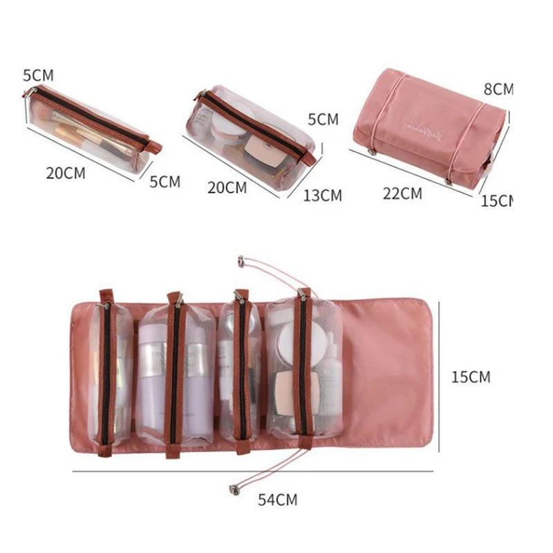 Glowly Room™ 4 In 1 Detachable Makeup Bag