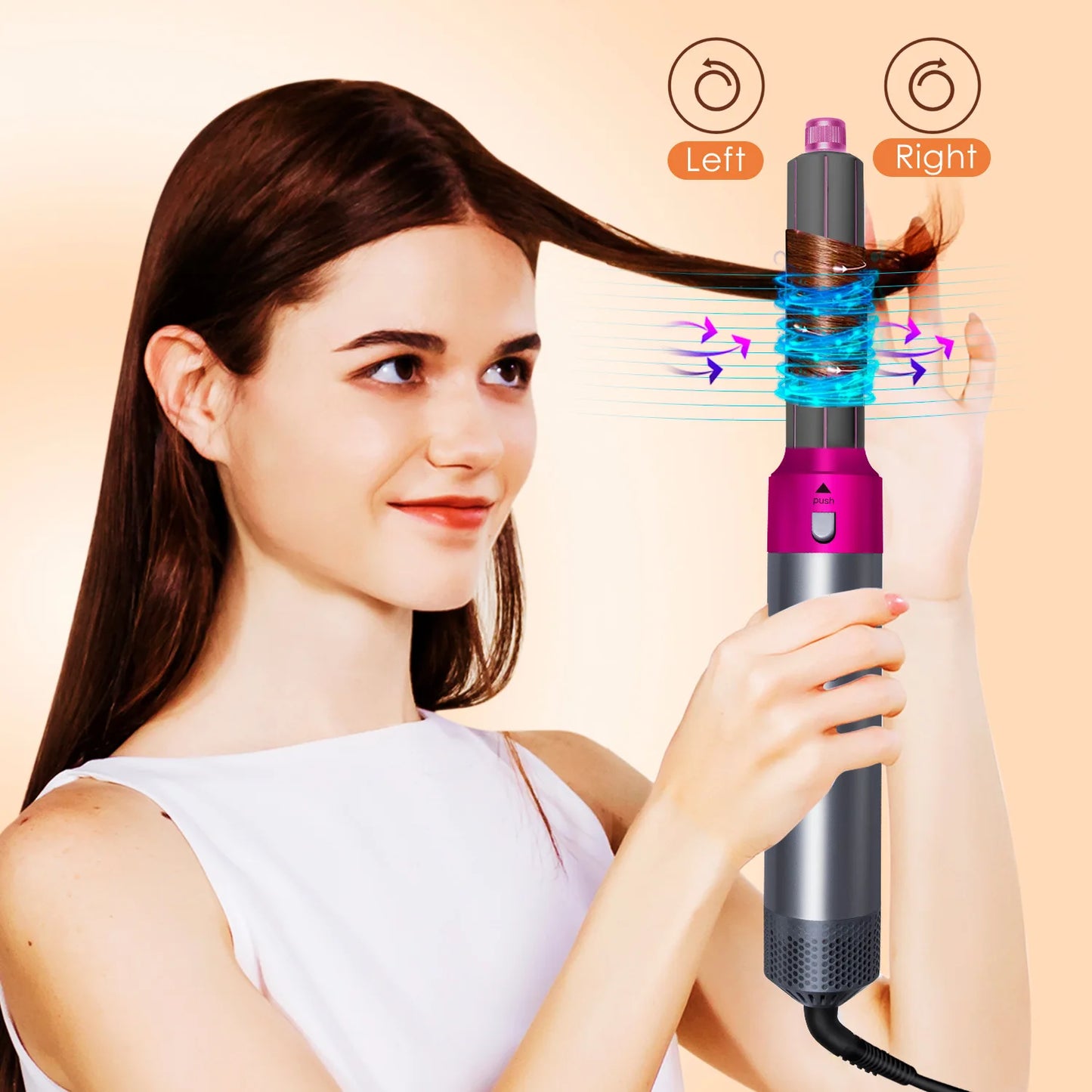 Glowly Room™ High Quality 5-in-1 Multifunctional Hair Dryer