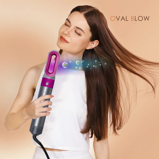 Glowly Room™ High Quality 5-in-1 Multifunctional Hair Dryer